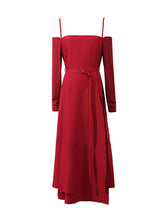 Elegant Off Shoulder Slim Midi Dress